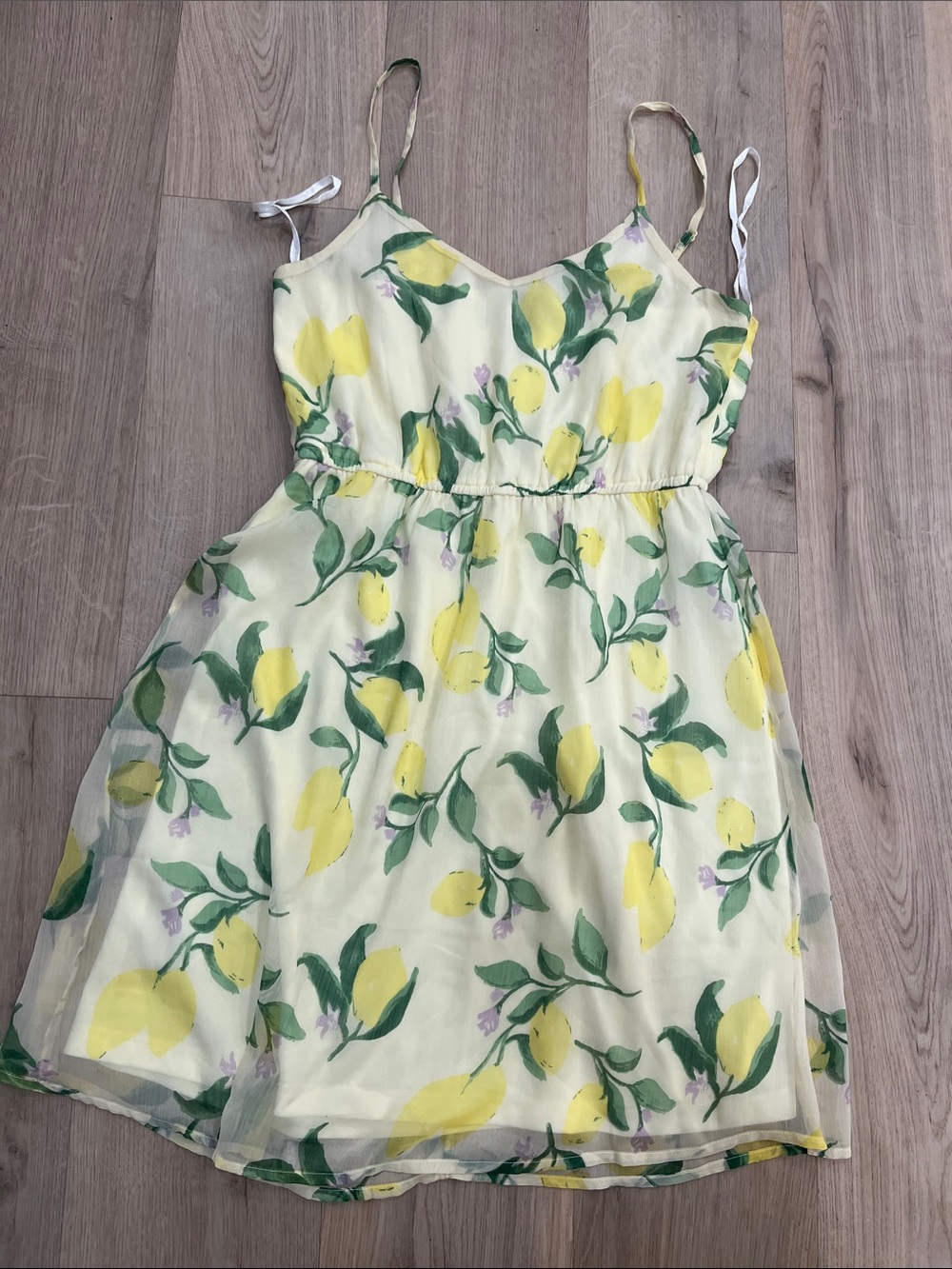 Vero Moda Yellow Lemon Print Sundress